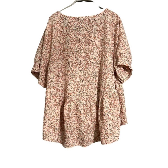 SHEIN Curve 3x peplum floral blouse - Picture 4 of 7